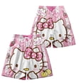 thumbnail image 1 of Pantalones cortos de playa holgados y finos de secado rápido con estampado 3D de Hello Kitty Sanrio Hello Kitty, 1 of 5