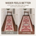 thumbnail image 6 of KUETH 2x5 Christmas Runner Rugs Machine Washable Non Slip Red Rugs for Kitchen,doorways and Hallway Decor, 6 of 12