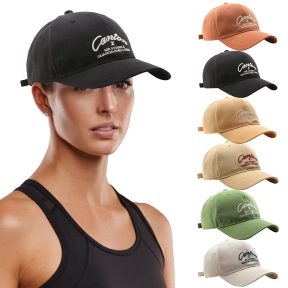 Only Moment A Letter Embroidery Cap Baseball Cap Pu Adjustable Snapback Multipack Ball Caps for Custom Embroidery Running Workouts Outdoor One Size