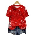thumbnail image 6 of YDFCWXW Halloween Shirts for Women Halloweens Graphic Tees Tops Womens Clothing Pink, XL, 6 of 6