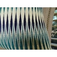 thumbnail image 3 of Plutus Thames River Cobalt HandmadeThrow Pillow, (20" x 36" King), 3 of 4