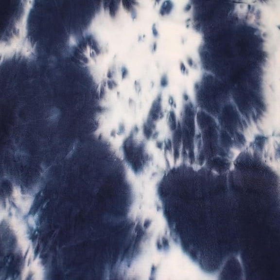 Stylish Fabric 60" Rayon Spandex Jersey Knit Printed Sewing & Craft Fabric By the Yard, Navy