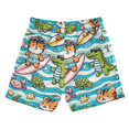 thumbnail image 2 of joogoo Boys Swim Trunks Cute Pig Crocodile Tiger Beach Board Shorts Drawstring Swimsuit 5T, 2 of 6