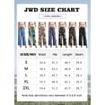 thumbnail image 3 of JWD Women's Wide Leg Pants with Pockets High Waist Adjustable Knot Loose Casual Trousers Business Work Casual Pants Gray Pink Stripe XL, 3 of 10