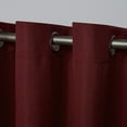 thumbnail image 4 of Exclusive Home Curtains Loha Linen Grommet Top Curtain Panel Pair, 54x63, Radiant Red, 4 of 6