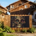 thumbnail image 6 of Sugar Skull Paisley Mexican Skulls Four Hole Decorated Banner Flag for Garden Yard Home Decoration Indoor Outdoor 2x3 Ft, 6 of 7