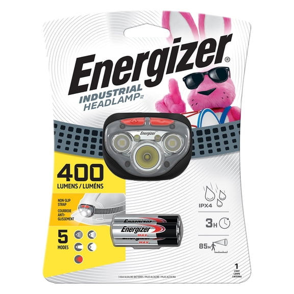ENERGIZER Industrial Headlamp,LED,Gray HDDIN32E