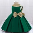 thumbnail image 3 of HAWEE Robe Tutu à Paillettes pour Filles avec Nœud, Dos Nu, Grande Robe de Bal de Mariage Formelle (6M-6T), 3 of 7