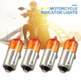 thumbnail image 3 of Bombilla ámbar de señal de giro para motocicleta superbrillante 4 Uds. para Auto coche y motocicleta, 3 of 9