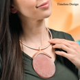 thumbnail image 2 of Resin Rosetone Choker Necklace for Women Jewelry Size 16-20" Ct 0.01 Birthday Christmas Gifts for Women, 2 of 6