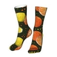 thumbnail image 6 of Cauagu Orange Lemon Pattern Fun Novelty Crew Socks,Casual Athletic Socks Neutral Socks Cozy Crew Socks Christmas Gift, 6 of 7