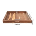 thumbnail image 3 of Acacia Wood Stove Cover, 30x22 Inch Multifunctional Kitchen Countertop Protector, Cutting Board & Serving Tray for Home, Restaurant – Extra Workspace & Stylish Design, 3 of 12