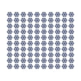 thumbnail image 2 of 100 piezas de adornos de copos de nieve de madera, regalos de copos de nieve de Navidad, madera decorativa Azul, 2 of 9