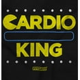 thumbnail image 2 of PACMAN Cardio King Workout Gym Gamer Men Big & Tall Graphic Hoodie Brisco Brands 2X, 2 of 6