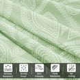thumbnail image 6 of Lux Decor Full 6 Piece Bed Sheet Set - Paisley Printed Microfiber Sheets, Ultra Soft, Deep Pocket, Wrinkle-Free, Breathable, OEKO-TEX Certified - Full, Sage, 6 of 10
