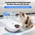 thumbnail image 3 of Comedero automático para gatos PetPrime 6-Meal con bolsas de hielo, color blanco, 3 of 8
