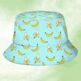thumbnail image 2 of LPKRT Unisex Printed Bucket Hat Lightweight Breathable Sun Cap Packable Sun Protaection Outdoor Hat Mint Green, 2 of 4
