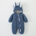 thumbnail image 4 of Hwmodou Baby Snowsuit Infant Thick Jumpsuit Bunny Coat Boys Newborn Warm Girls Hooded Girls Jacket Outerwear Activites Bodysuits,0-24M, 4 of 4