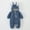 Blue, variant on Baby Fleec𝖾 Jumpsuit Boy Girl Bun𝗇y Ears Hood Jumpsuit Sher𝗉a 𝖱omper Zipper Toddler Kids Snowsuit Warm Winter Outwear