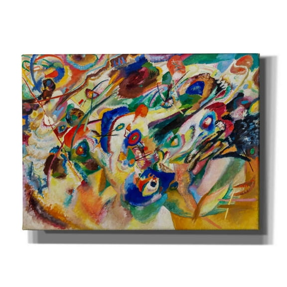 Epic Graffiti 'Sketch 2 for Composition VII' by Wassily Kandinsky, Canvas Wall Art", 54"x40"