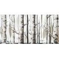 thumbnail image 2 of Pinto, Patricia 24x14 White Modern Wood Framed Museum Art Print Titled - White Birch Forest, 2 of 4