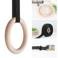 thumbnail image 2 of Amdohai 28mm/32 mm Wood Gymnastic Rings Gym Rings with 4.5M, 2 of 7