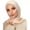 Beige., variant on Jersey Hijab Scarf for Women Long Soft Muslim Turban Hair Wrap Headwrap Scarves