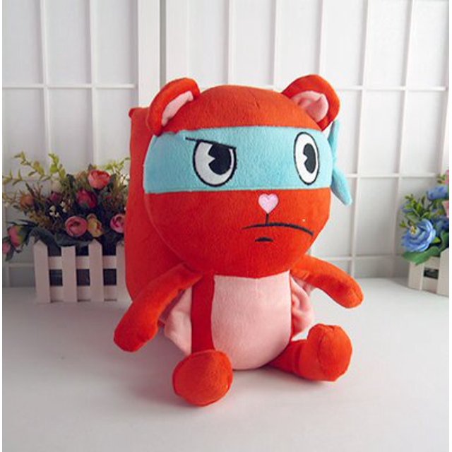 Happy Tree Friends Muñecos de peluche, Handy Petunia, Reeky, Lifty, Shifty, Sniffles, Giggles, HTF Figure Toys, Pillow, Nutty, Flippy, 40cm zhangmengya LED