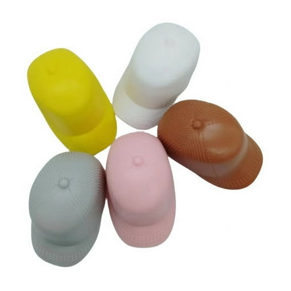 BERTDOMD 6pcs Miniature Peaked Cap Doll Cap Doll Hat Doll Sun Hat Doll Accessories Mini Caps Doll Miniature Peaked Caps for 11-inch Dolls