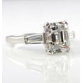 thumbnail image 6 of HeartsAndYou 5ct Asscher Moissanite Trilogy Solitaire Ring 18k White Gold over Silver Baguette Accents, 6 of 6