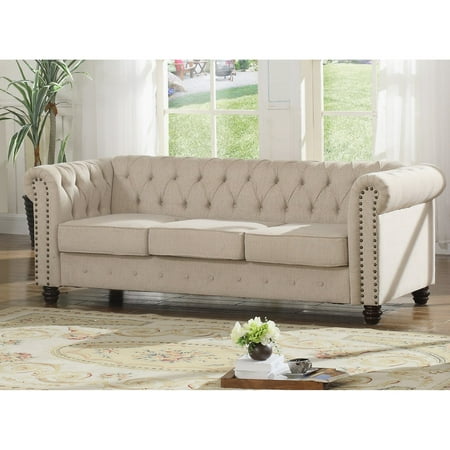 Best Master Furniture Venice Upholstered Sofa (Best Deals On Couches)