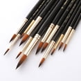 thumbnail image 3 of SPRING PARK 12Pcs/Set Professional Artist Paint Brush Acrylic Watercolor Oil Painting Tool, 3 of 6