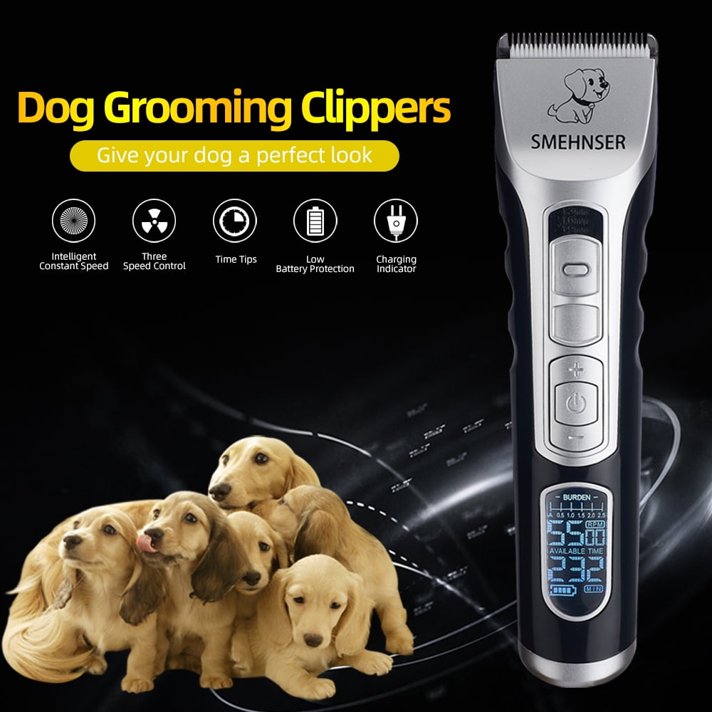 Dog Grooming Clippers Low Noise Rechargeable Cordless Pet Clippers