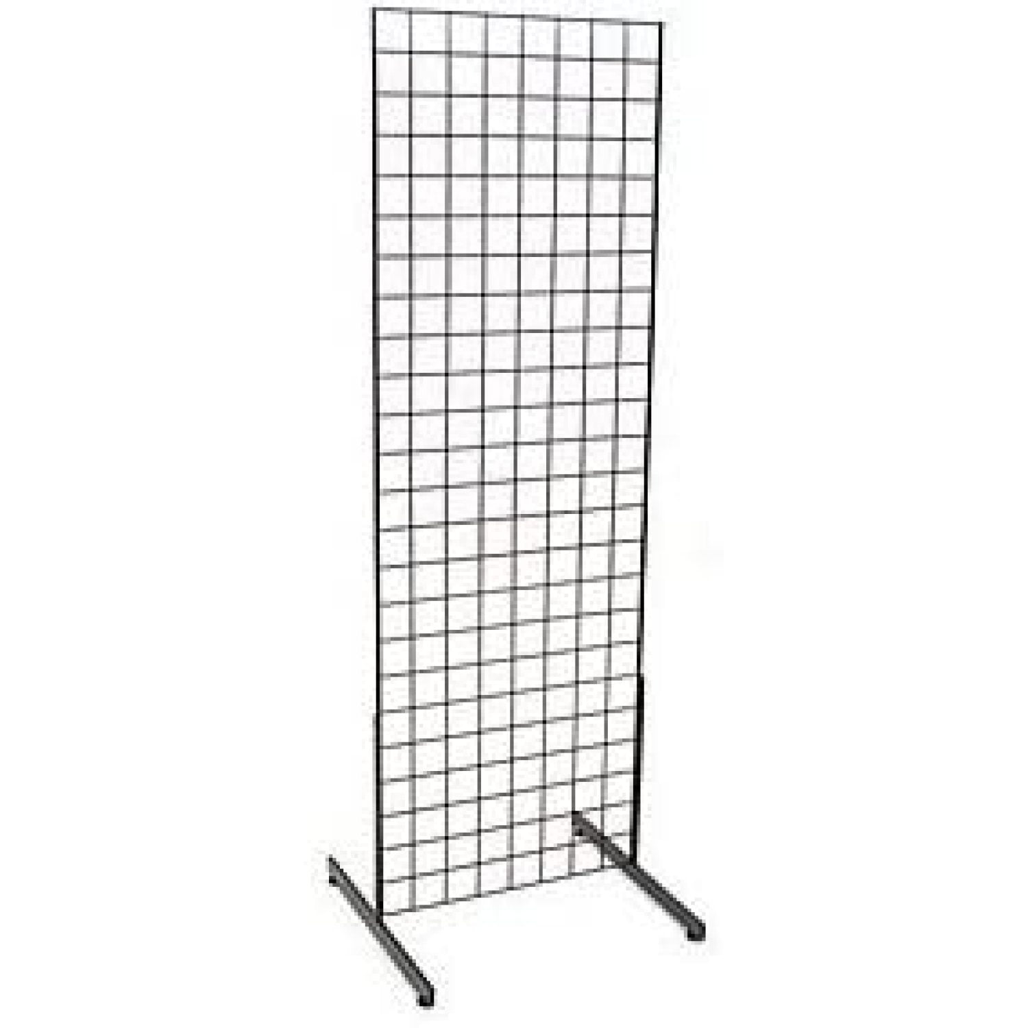 Only Garment Racks 2' x 6' Gridwall Panel Tower with TBase