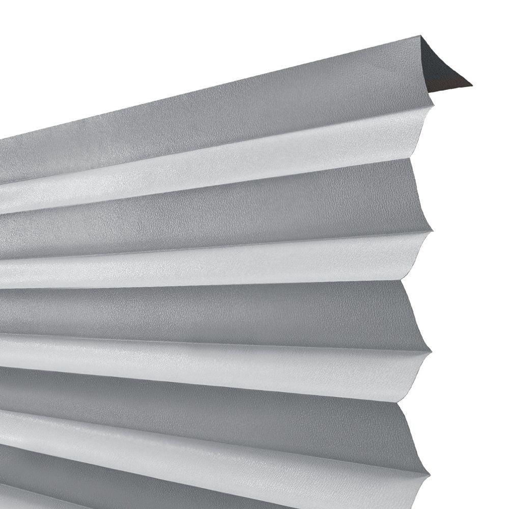 Lumi Cordless White PP Room Darkening Temporary Pleated Shades (6-PK) 48 W x 72 H Inches