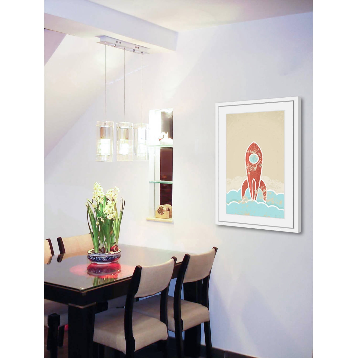 "Blast Off" Framed Painting Print