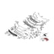 thumbnail image 2 of Front Bumper Left Right Outer Grille Cover 1778858300 1778858400 For 2019-2020 W177 A180 A220 A200, 2 of 5