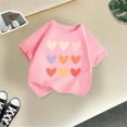 thumbnail image 2 of TZEWGL Cute Shirt For Infnat Graphic Print Round Neck Short Sleeve Blouse For Newborns size 11-12T, 2 of 4