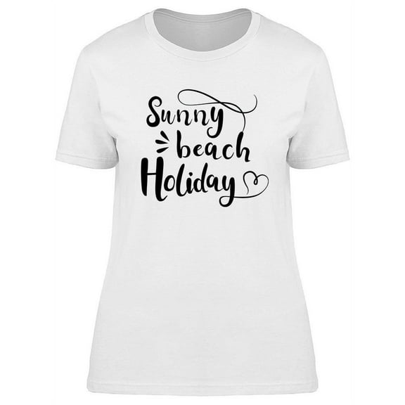 Sunny Beach Holiday T-Shirt Women -Image by Shutterstock, Female 3X-Large