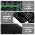 thumbnail image 2 of Mouse Pad Keyboard Mat Quick Key Keyboard Pad Large Flexible Anti-Slip Rubber Base Quick Reference Guide Keyboard Mat for gaming 90x40cm, 2 of 9