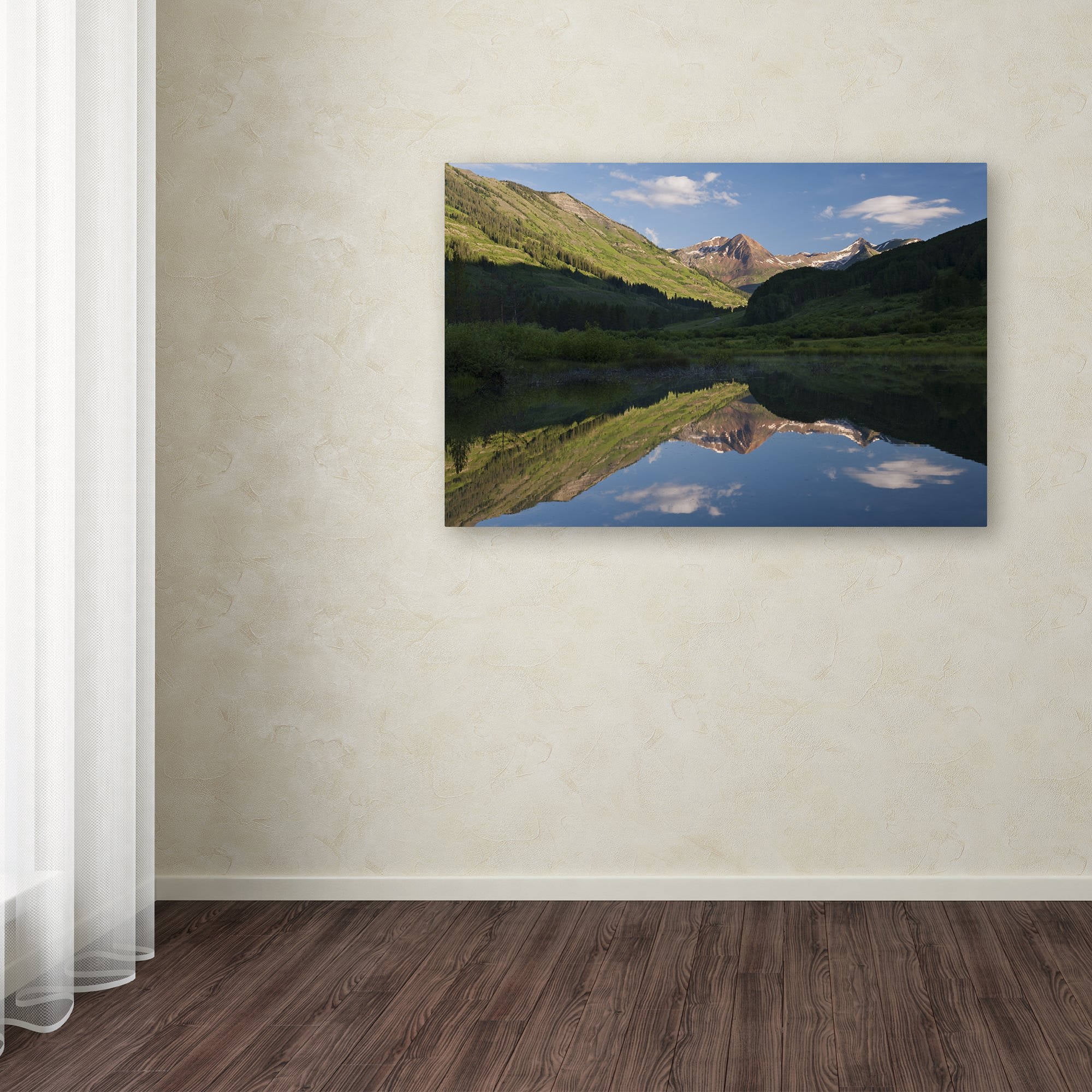 Trademark Fine Art 'Paradise Pond II' Canvas Art by Michael Blanchette Photography