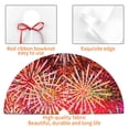thumbnail image 4 of Lsque Fireworks Print Christmas Tree Skirt, Tree Skirt with Ties or Velcro, Perfect for Holiday Decorations, Halloween, and New Year-30", 4 of 7