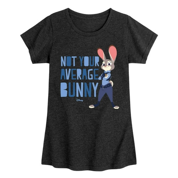 Disney - Not Your Average Bunny - Toddler & Youth Girls Short Sleeve Graphic T-Shirt