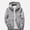 Gray, variant on Boys Girls Softshell Hooded Jacket Waterproof Windbreaker Outdoor Casual Zip Up Size 3-12 Army Green Size 11