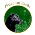 thumbnail image 2 of CafePress - Black Lab Peace - Rectangle Magnet, 2"x3" Refrigerator Magnet, 2 of 3