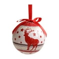 thumbnail image 2 of Balls Ornaments for Christmas Tree Xmas Ball Ornaments Set-Decorative Hanging Xmas Printed Classic Decors for Holiday Home Decorations F Christmas Ball Ornaments 2.5 Inch, 2 of 5