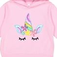 thumbnail image 3 of Inktastic Unicorn Face Toddler Hoodie, 3 of 4