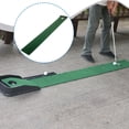 thumbnail image 4 of Tapete de golf para putting con retorno de bola verde y pendiente de 9 grados para adultos Estilo A, 4 of 8