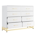 thumbnail image 2 of QinaQin Commode en Bois à 8 Tiroirs pour Chambre, Commode Moderne avec Poignées Dorées, 2 of 9