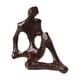 thumbnail image 2 of Estatua de pensador abstracto de resina, adorno de mesa, escultura, figura, estatua para mesa de comedor, Bar, estudio, decoración de sala de estar Marrón, 2 of 8